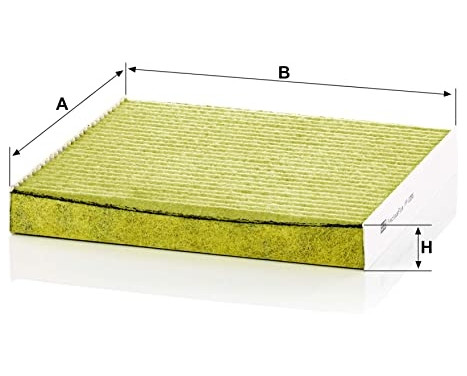 Filter, kupéventilation Frecious Plus FP 2358 Mann, bild 2