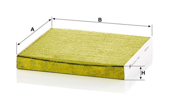 Filter, kupéventilation Frecious Plus FP 2358 Mann, bild 4