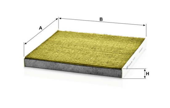 Filter, kupéventilation Frecious Plus FP 2544 Mann, bild 3