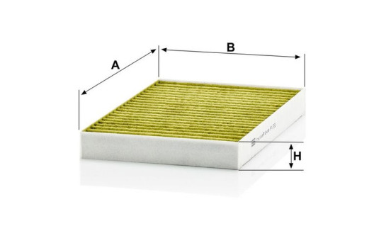Filter, kupéventilation Frecious Plus FP 2722-2 Mann, bild 3