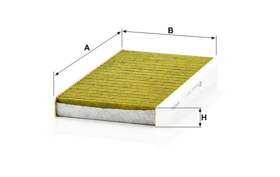 Filter, kupéventilation Frecious Plus FP 3337 Mann, bild 3