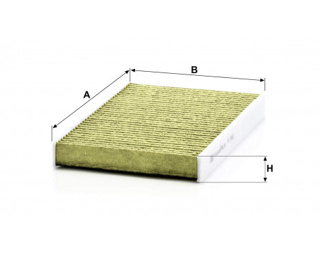 Filter, kupéventilation Frecious Plus FP2940 Mann, bild 2