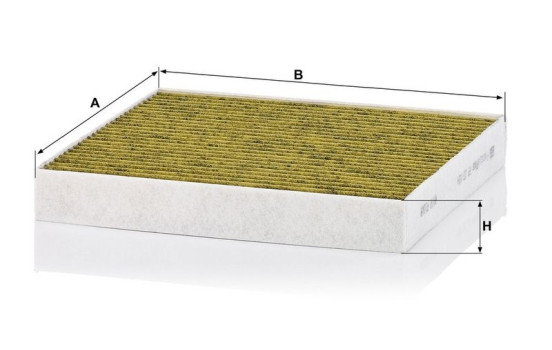 Filter, kupéventilation FreciousPlus FP 23 024 Mann, bild 3