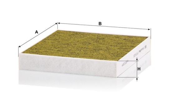 Filter, kupéventilation FreciousPlus FP 24 003 MANN-FILTER, bild 3