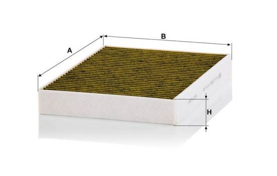 Filter, kupéventilation FreciousPlus FP 34 003 Mann, bild 3