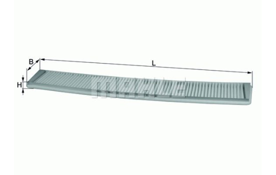 Filter, kupéventilation LA 102 Mahle