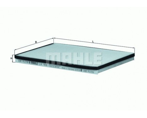Filter, kupéventilation LA 108 Mahle