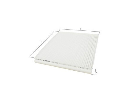 Filter, kupéventilation LA 109 Mahle