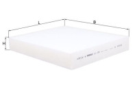 Filter, kupéventilation LA 1138 Mahle