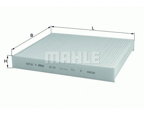Filter, kupéventilation LA 120 Mahle