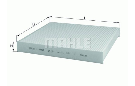 Filter, kupéventilation LA 120 Mahle