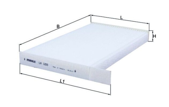 Filter, kupéventilation LA 1205 Mahle