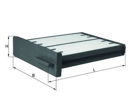 Filter, kupéventilation LA 125 Mahle