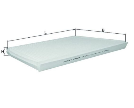 Filter, kupéventilation LA 129/1 Mahle, bild 2