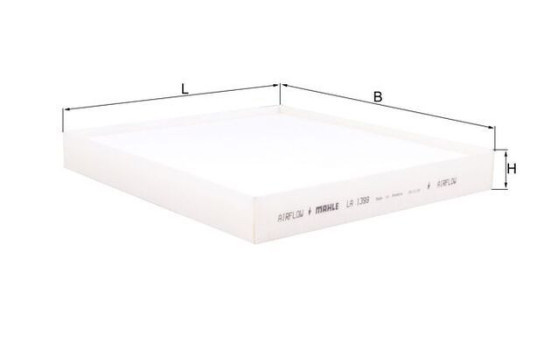 Filter, kupéventilation LA 1399 Mahle