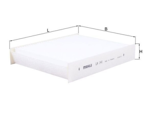 Filter, kupéventilation LA 141 Mahle