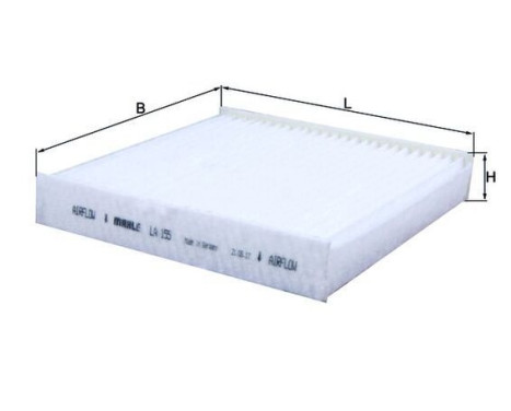 Filter, kupéventilation LA 155 Mahle, bild 2