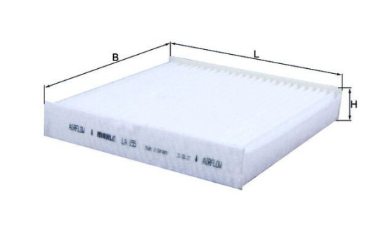 Filter, kupéventilation LA 155 Mahle, bild 2