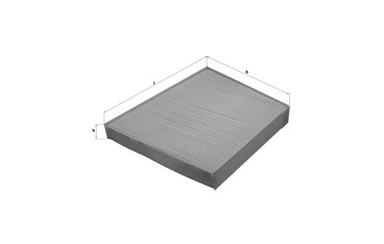 Filter, kupéventilation LA 156/1 Mahle