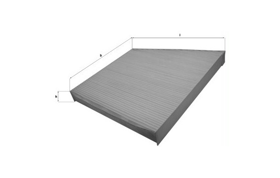 Filter, kupéventilation LA 156 Mahle