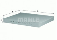 Filter, kupéventilation LA 182 Mahle