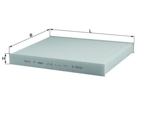 Filter, kupéventilation LA 182 Mahle, bild 2