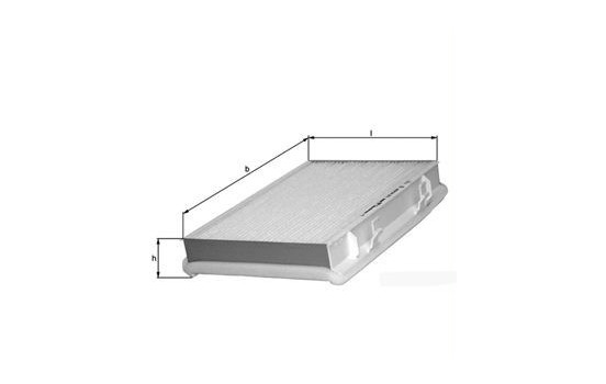 Filter, kupéventilation LA 19 Mahle