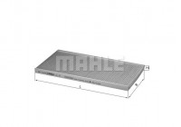 Filter, kupéventilation LA 21 Mahle