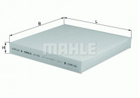 Filter, kupéventilation LA 216 Mahle