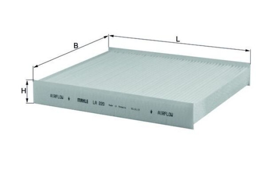 Filter, kupéventilation LA 220 Mahle, bild 2