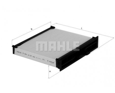 Filter, kupéventilation LA 227 Mahle
