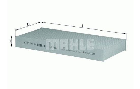 Filter, kupéventilation LA 237 Mahle