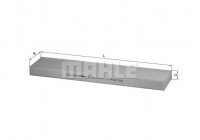 Filter, kupéventilation LA 242 Mahle