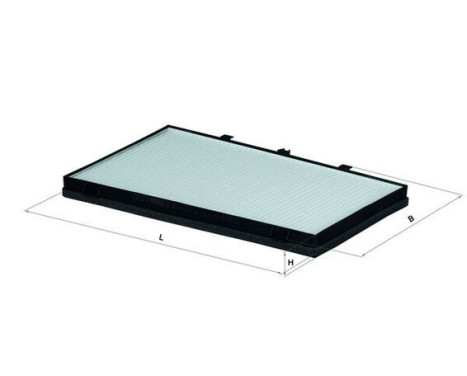 Filter, kupéventilation LA 243 Mahle, bild 2