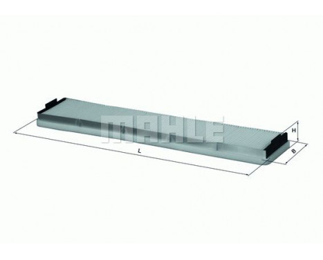 Filter, kupéventilation LA 25 Mahle