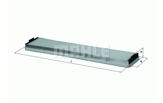 Filter, kupéventilation LA 25 Mahle