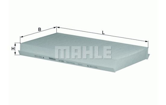 Filter, kupéventilation LA 280 Mahle