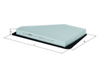 Filter, kupéventilation LA 287 Mahle