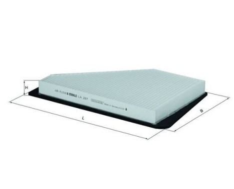 Filter, kupéventilation LA 287 Mahle