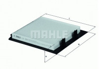 Filter, kupéventilation LA 288 Mahle