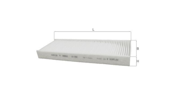 Filter, kupéventilation LA 289 Mahle, bild 2