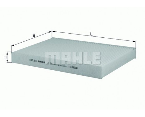 Filter, kupéventilation LA 290 Mahle