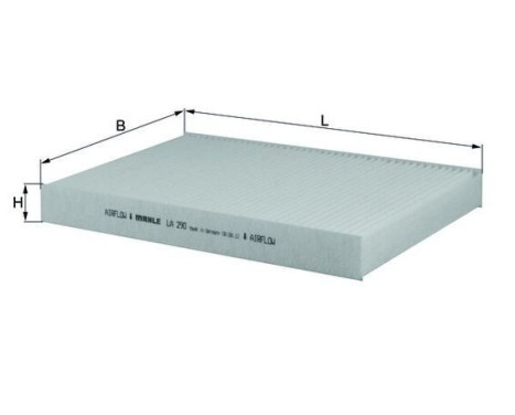 Filter, kupéventilation LA 290 Mahle, bild 2