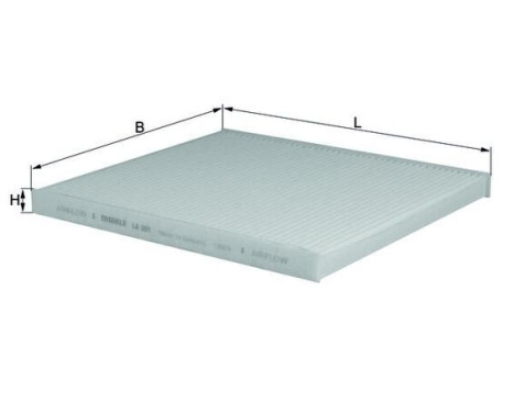 Filter, kupéventilation LA 301 Mahle, bild 2