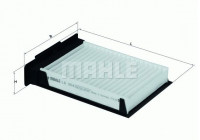 Filter, kupéventilation LA 304 Mahle