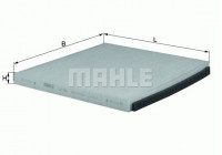 Filter, kupéventilation LA 348 Mahle