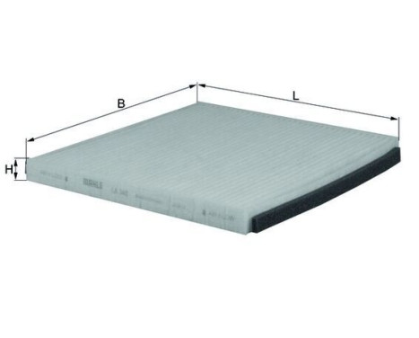 Filter, kupéventilation LA 348 Mahle, bild 2