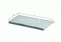 Filter, kupéventilation LA 35 Mahle