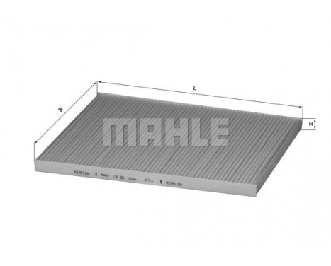 Filter, kupéventilation LA 36 Mahle