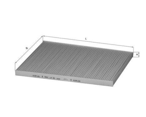 Filter, kupéventilation LA 36 Mahle, bild 2